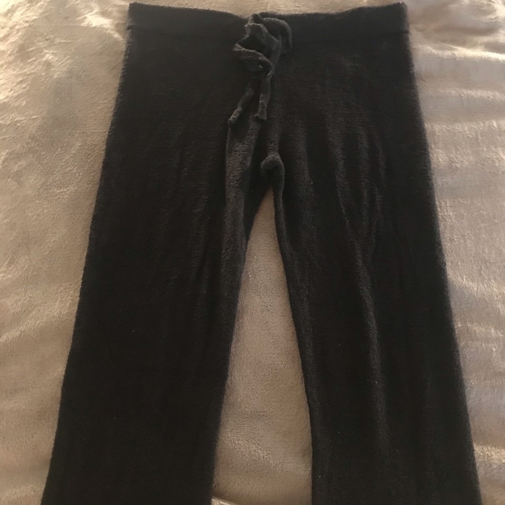 Barefoot Dreams super soft black lounge pants